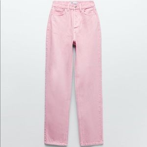 Brand new NWT ZARA high rise straight leg jeans